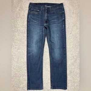 Levi's Jeans Mens 32 x 30 514 Straight Fit Dark Wash Classic Denim Casual Basic